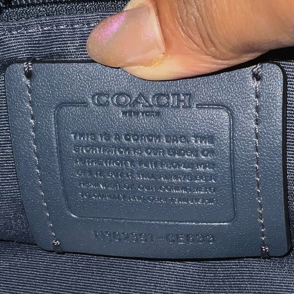 COACH MILLIE SATCHEL TEAL w/SILVER ACCENT VIRTUALLY NEW y2k RARE color pristine - Picture 17 of 17